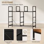 Hzuaneri 9-Drawer Dresser, LED Light Strip, 2 USB & 2 AC Ports