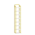 HEXCELEN Adjustable 8-Tier Vertical Shoe Rack, Space Saving Shoe Storage Unit
