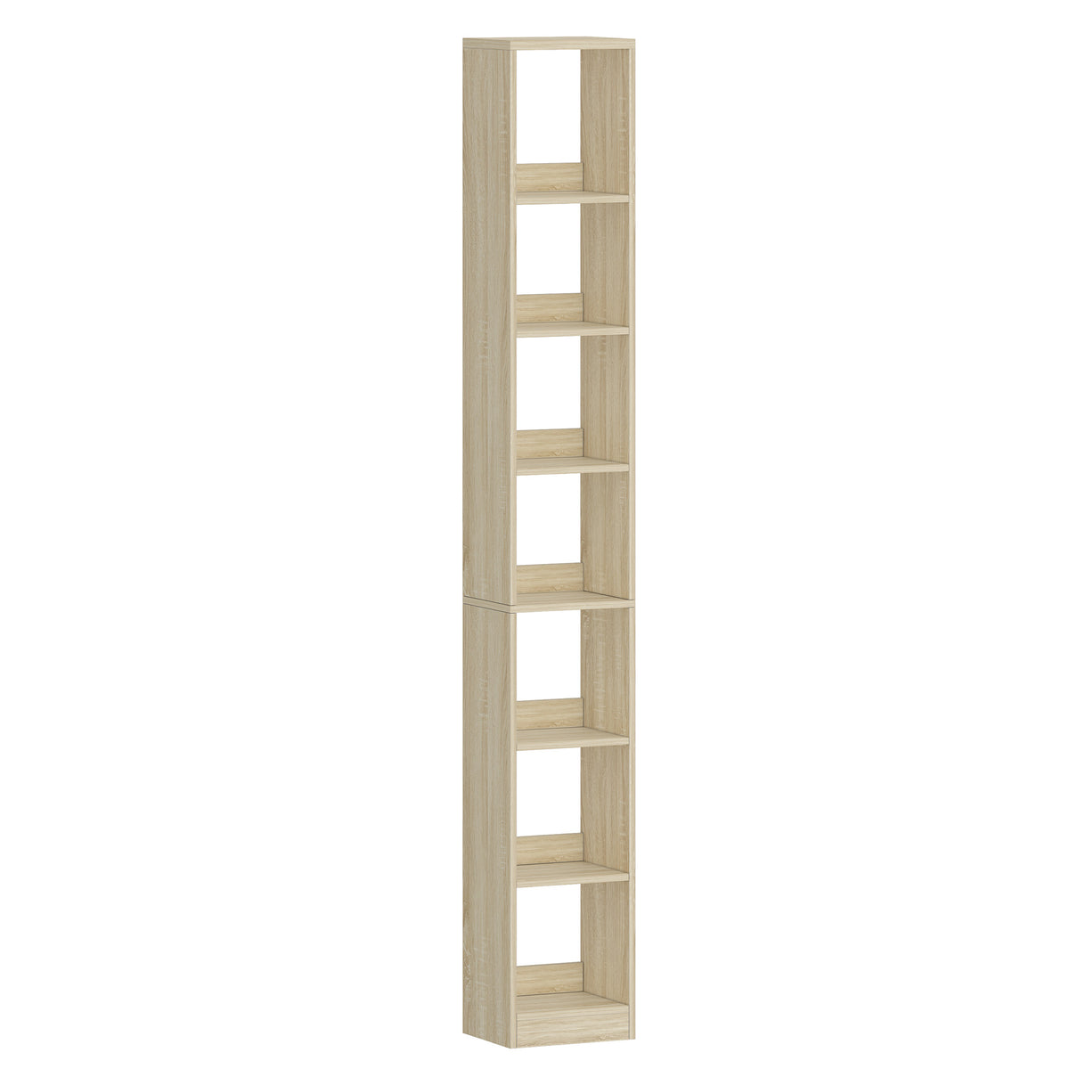 Hzuaneri Modern Bookcase, Open Wooden Storage Shelf for Living Room, Display Organizer