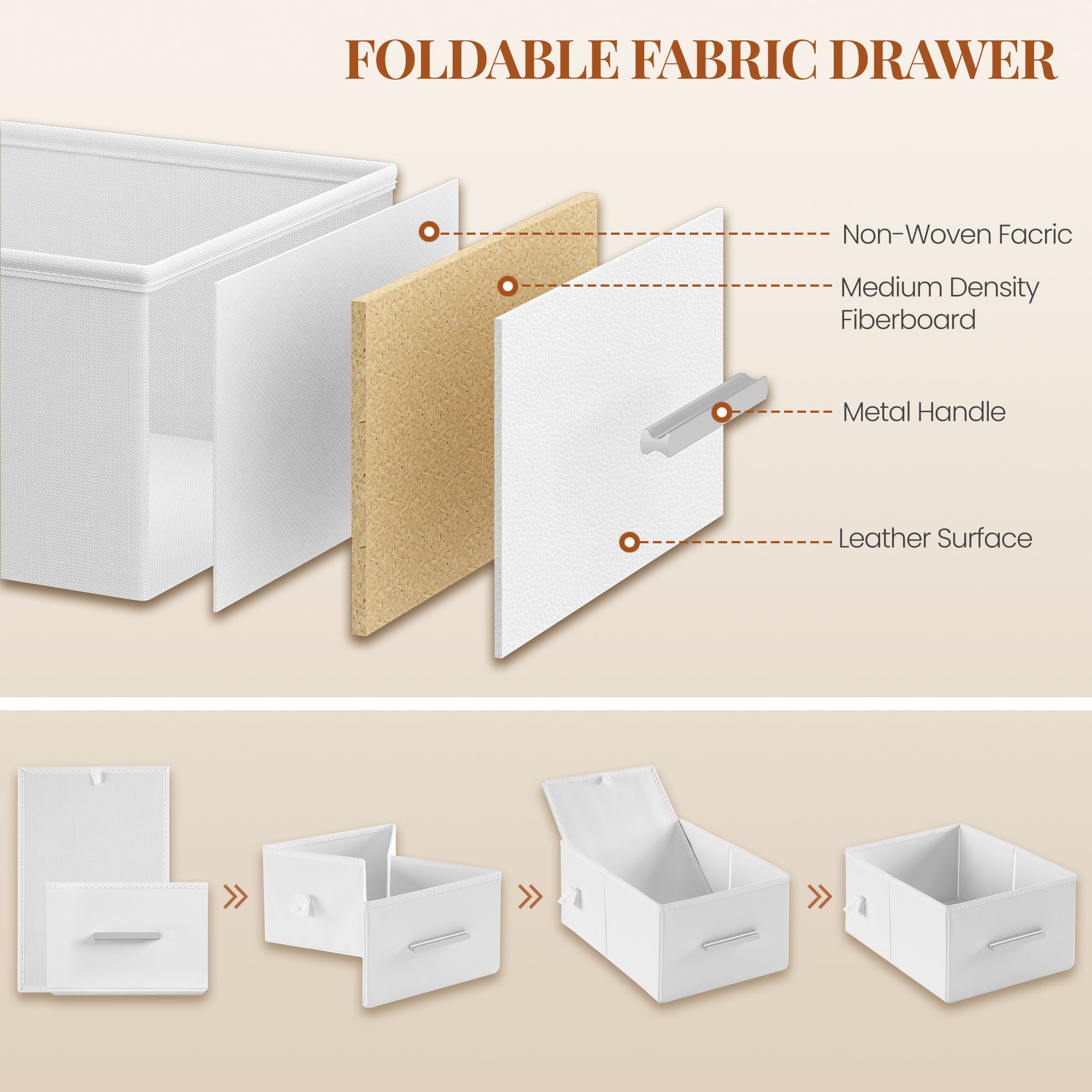 HEXCELEN dressing table, vanity table with large mirror, dressing table with 5 drawers, 5 open compartments, storage space in front of the mirror, white, 40 × 110 × 141 cm,210503W