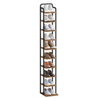HEXCELEN  Adjustable Shoe Rack - Space-Saving Shoe Tower for Small Spaces
