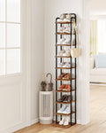 HEXCELEN  Adjustable Shoe Rack - Space-Saving Shoe Tower for Small Spaces