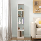 Hzuaneri Modern Bookcase, Open Wooden Storage Shelf for Living Room, Display Organizer