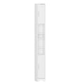 HEXCELEN Bathroom Cabinet, Narrow Tall Bathroom Cabinet, Bathroom Tall Cabinet, Bathroom Cabinet with Open Compartment and Door, Adjustable Shelves, Space-Saving Bathroom Shelf, Bathroom Furniture, 20 x 20 x 180 cm White 518103X