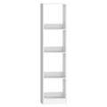 Hzuaneri Modern Bookcase, Open Wooden Storage Shelf for Living Room, Display Organizer