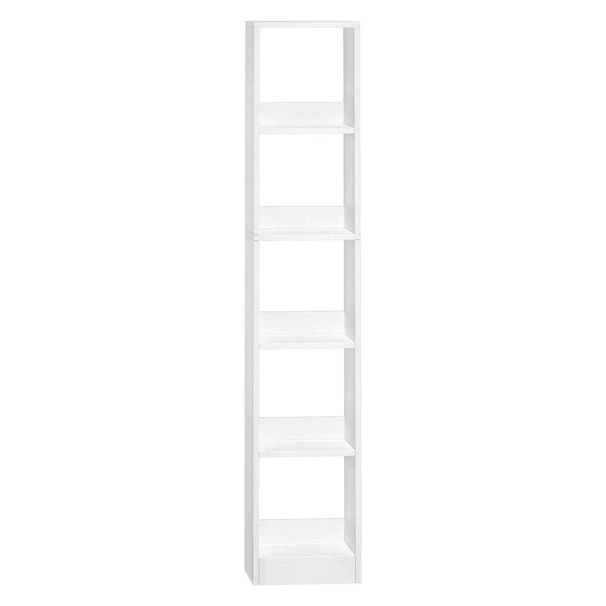 Hzuaneri Modern Bookcase, Open Wooden Storage Shelf for Living Room, Display Organizer