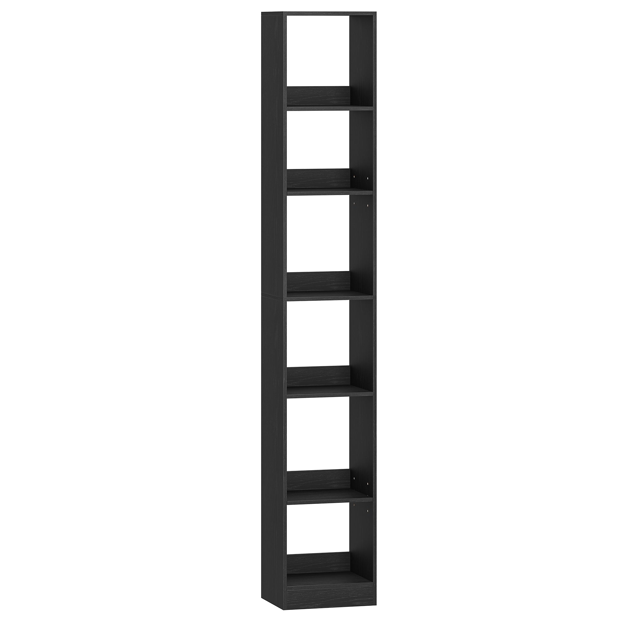 Hzuaneri Modern Bookcase, Open Wooden Storage Shelf for Living Room, Display Organizer