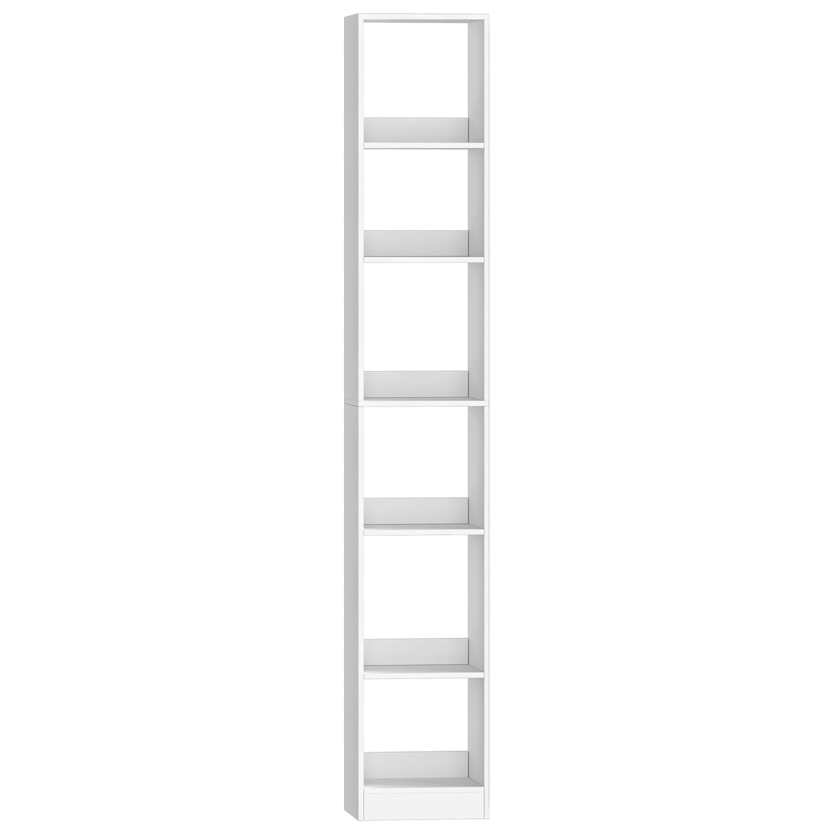 Hzuaneri Modern Bookcase, Open Wooden Storage Shelf for Living Room, Display Organizer