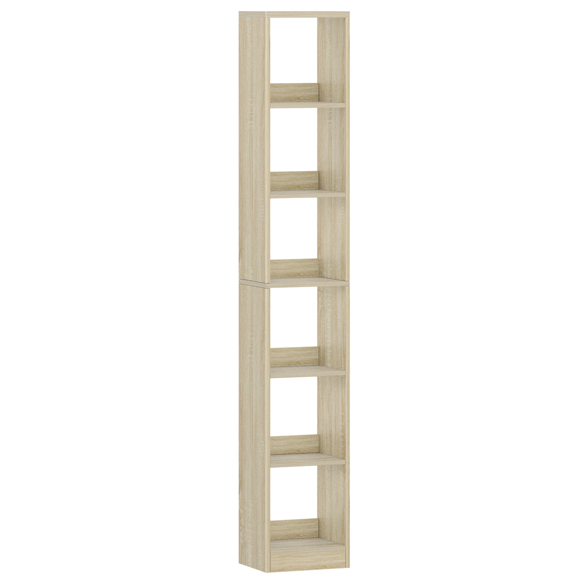 Hzuaneri Modern Bookcase, Open Wooden Storage Shelf for Living Room, Display Organizer
