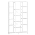 Hzuaneri Bookcase, 6-Tier Bookshelf with 15 Shelves, Large Adjustable Bookshelf, for Living Room, Office, Bedroom, Study, 30 x 100 x 170 cm, White BC15013W