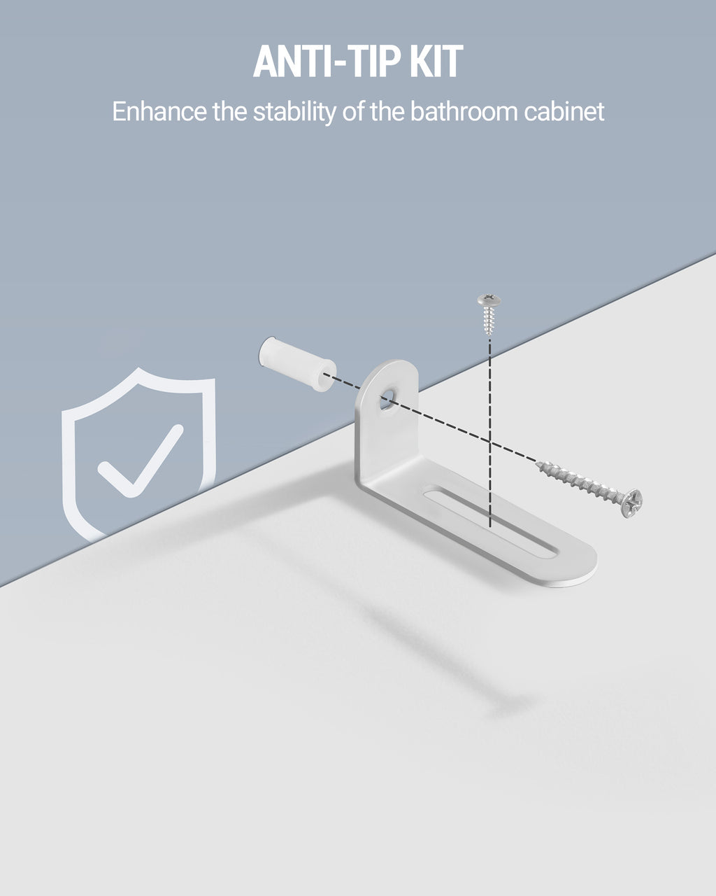Hzuaneri Small Bathroom Cabinet Narrow Small Cabinet for Toilet Paper Toilet Cabinet with Drawers with Drawer on Wheels 40 x 20 x 80 cm White BC22003X