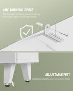 Hzuaneri vanity unit, bathroom cabinet with 3 drawers, bathroom base cabinet, 2 doors, 2 compartments behind door, freestanding vanity unit, 30 x 90 x 64 cm, white BC29903X