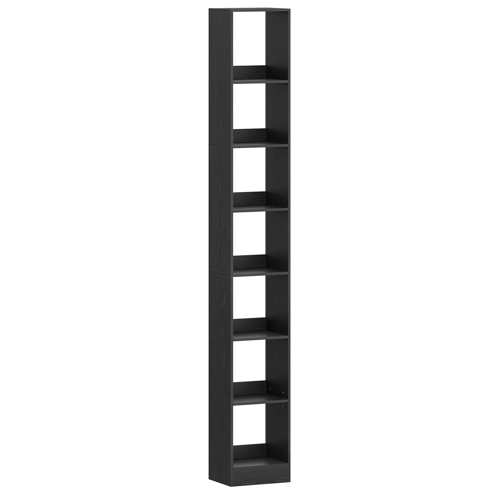 Hzuaneri Modern Bookcase, Open Wooden Storage Shelf for Living Room, Display Organizer