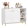HEXCELEN  ‌Modern 2-Door Cabinet with Open Shelf, for Bathroom & Kitchen