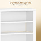 Hzuaneri Shoe Cabinet, Freestanding Shoe Cabinet with 27-30 Pairs, Adjustable Shelves, Shoe Cabinet for Entrance, Living Room, Bedroom, 10 Levels (62.5 W cm), White SR52603X