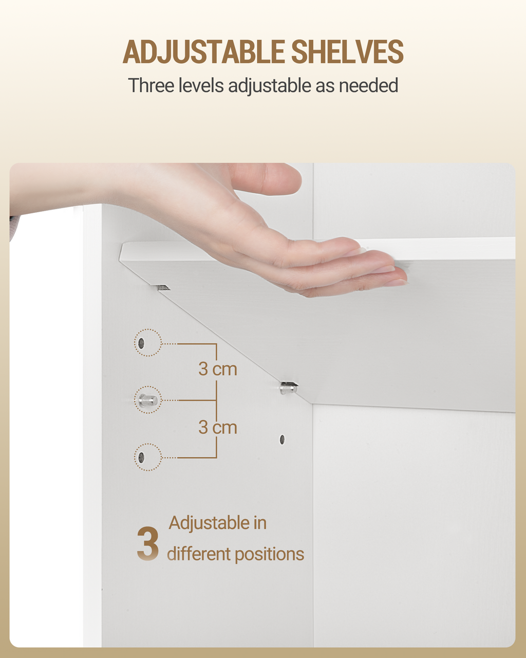 HEXCELEN Shoe Storage Cabinet, 10 Tiers Shoe Cabinet with 2 Cloth Drawers, Wooden Freestanding Shoes Organizer
