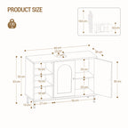 Hzuaneri vanity unit, base cabinet, washbasin cabinet, bathroom cabinet with 2 doors, adjustable shelf, ample storage space, modern style, 30 x 90 x 63 cm, light oak BC09816W